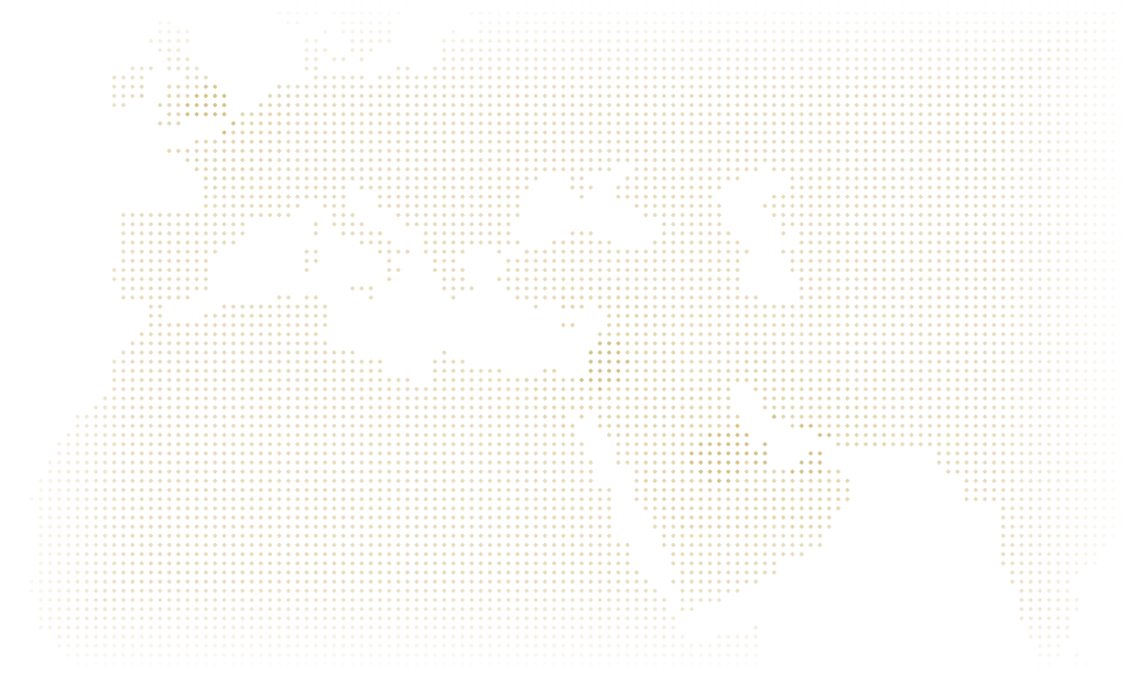 Map of IT Security C&T presence: Amman headquarters, projects in Riyadh and Bahrain, and our strategic partner Security Matterz in London